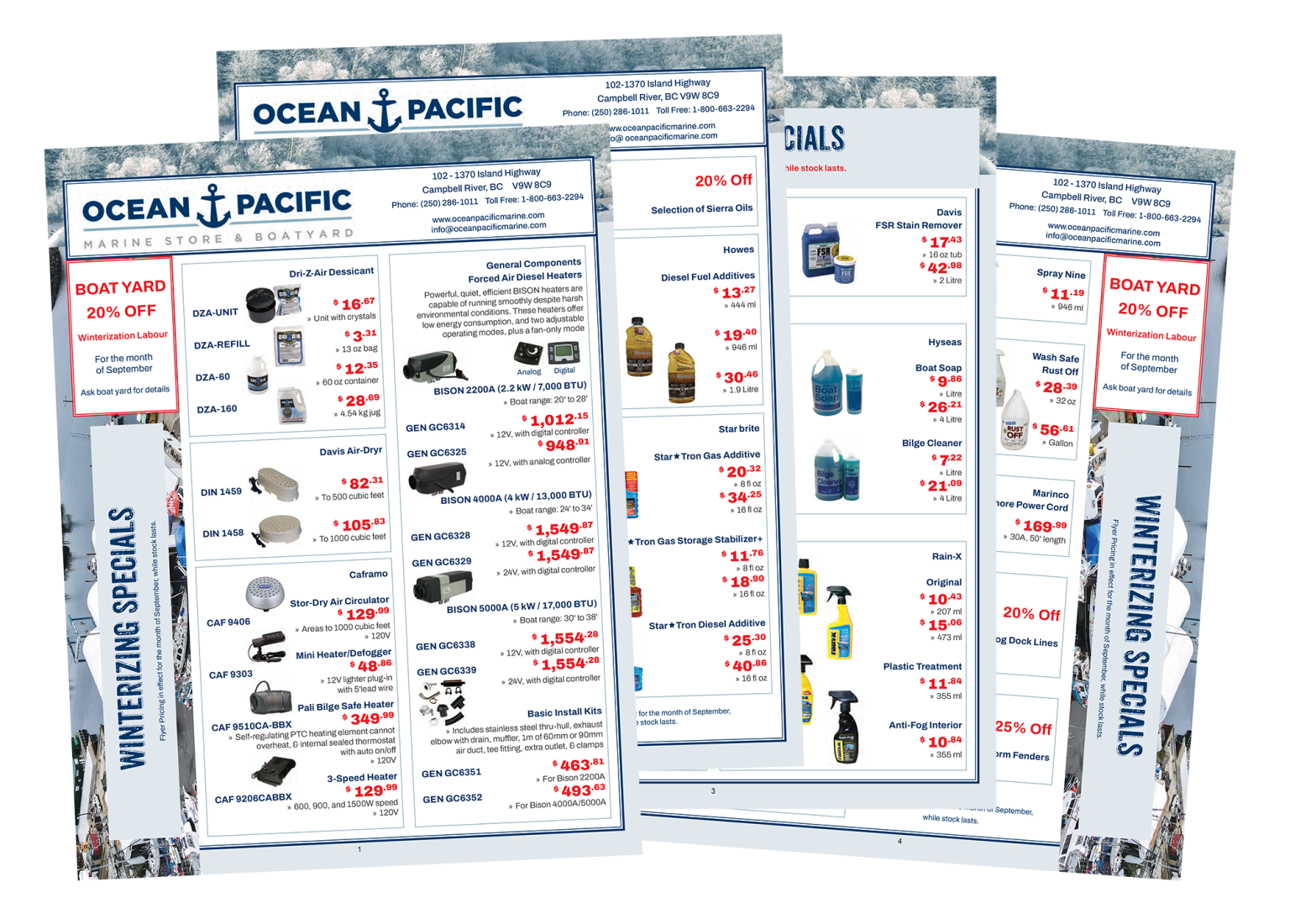 Ocean Pacific Marine Store & Boatyard Campbell River, Vancouver Island